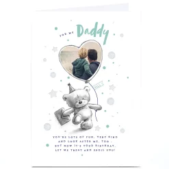 Card Factory Personalised Birthday Photo Card - For My Daddy