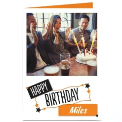 Best Personalised Birthday Photo Card - Happy Birthday For Everyone|Photo