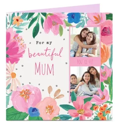Best Personalised Birthday Photo Card - For my Beautiful Mum, Editable Age For Sister|For Niece