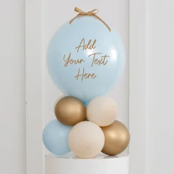 Card Factory Personalised Blue Air-Filled Bubble Stack - DELIVERED INFLATED!