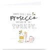 Card Factory Personalised Blue Kiwi Christmas Card - Prosecco