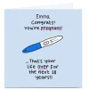 Sale Personalised Blue Kiwi New Baby Card - The Next 18 Years Birthday|For Him