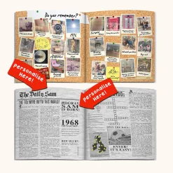 Card Factory Personalised Book - Memory Lane 50th Birthday