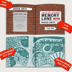 Online Personalised Book - Memory Lane 90th Birthday 90Th Birthday|Books