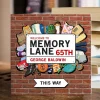 Card Factory Personalised Book - Memory Lane 65th Birthday