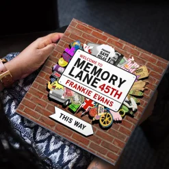 Sale Personalised Book - Memory Lane 45th Birthday Books|Gifts For Him