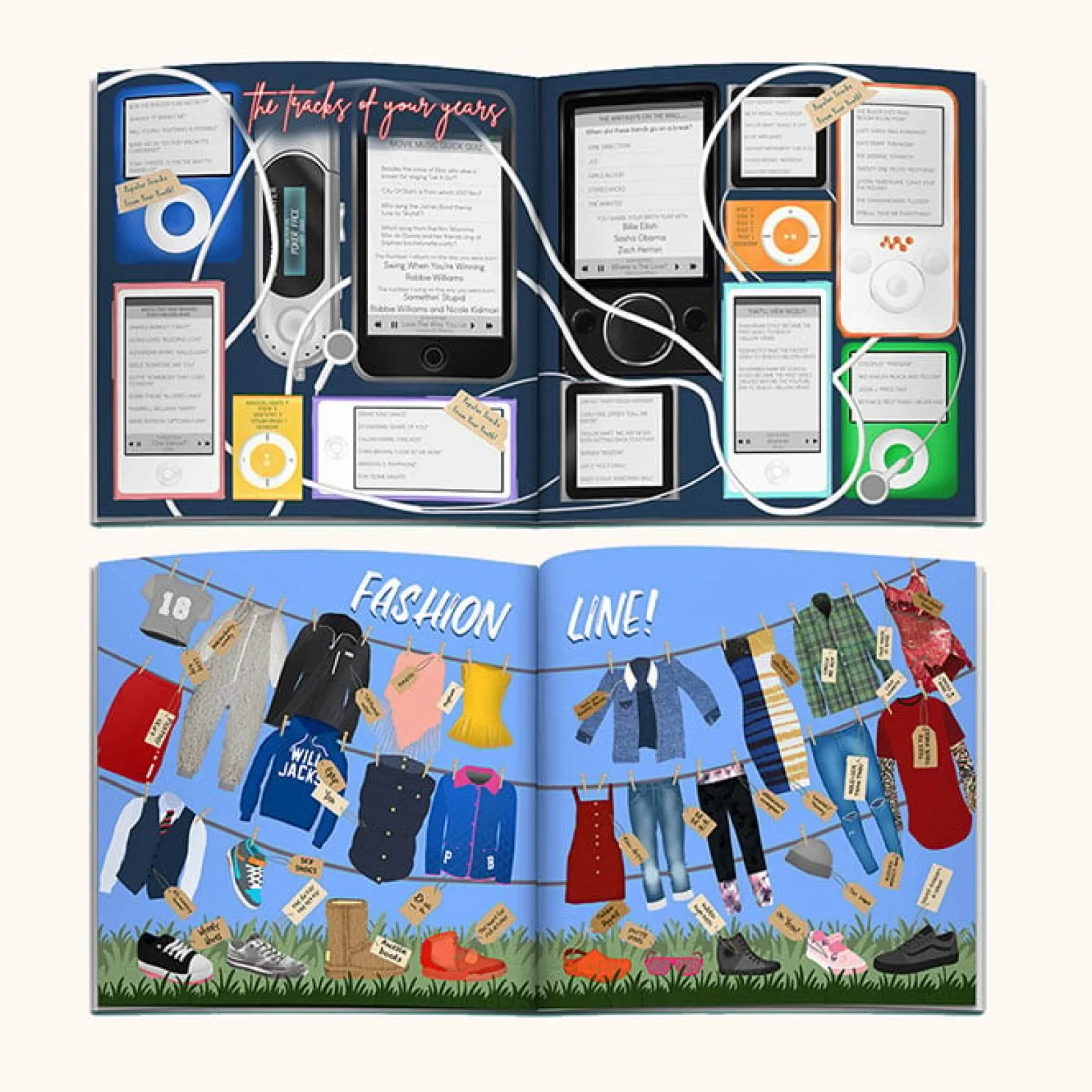 Card Factory Personalised Book - Memory Lane 21st Birthday