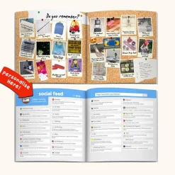 Online Personalised Book - Memory Lane 25th Birthday Books|Gifts For Him