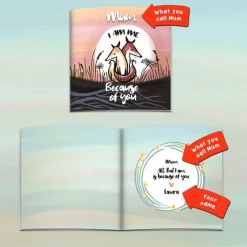 Sale Personalised Book I Am Me, Because of You Books|Birthday Gifts