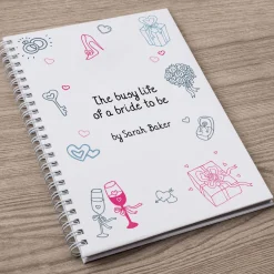 Card Factory Personalised Bride To Be Notebook