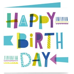 Card Factory Personalised Bright Ideas Birthday Card - Happy Birth Day