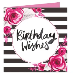 Card Factory Personalised Bright Ideas Card - Birthday Wishes