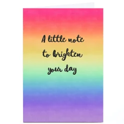 Sale Personalised Card - A Little Note Any Occasion|Thank You