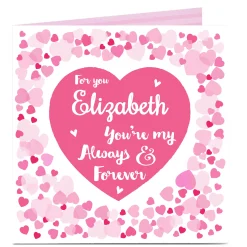 New Personalised Card - Always and Forever Anniversary