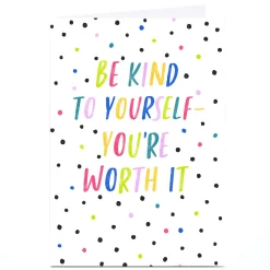Card Factory Personalised Card - Be Kind to Yourself