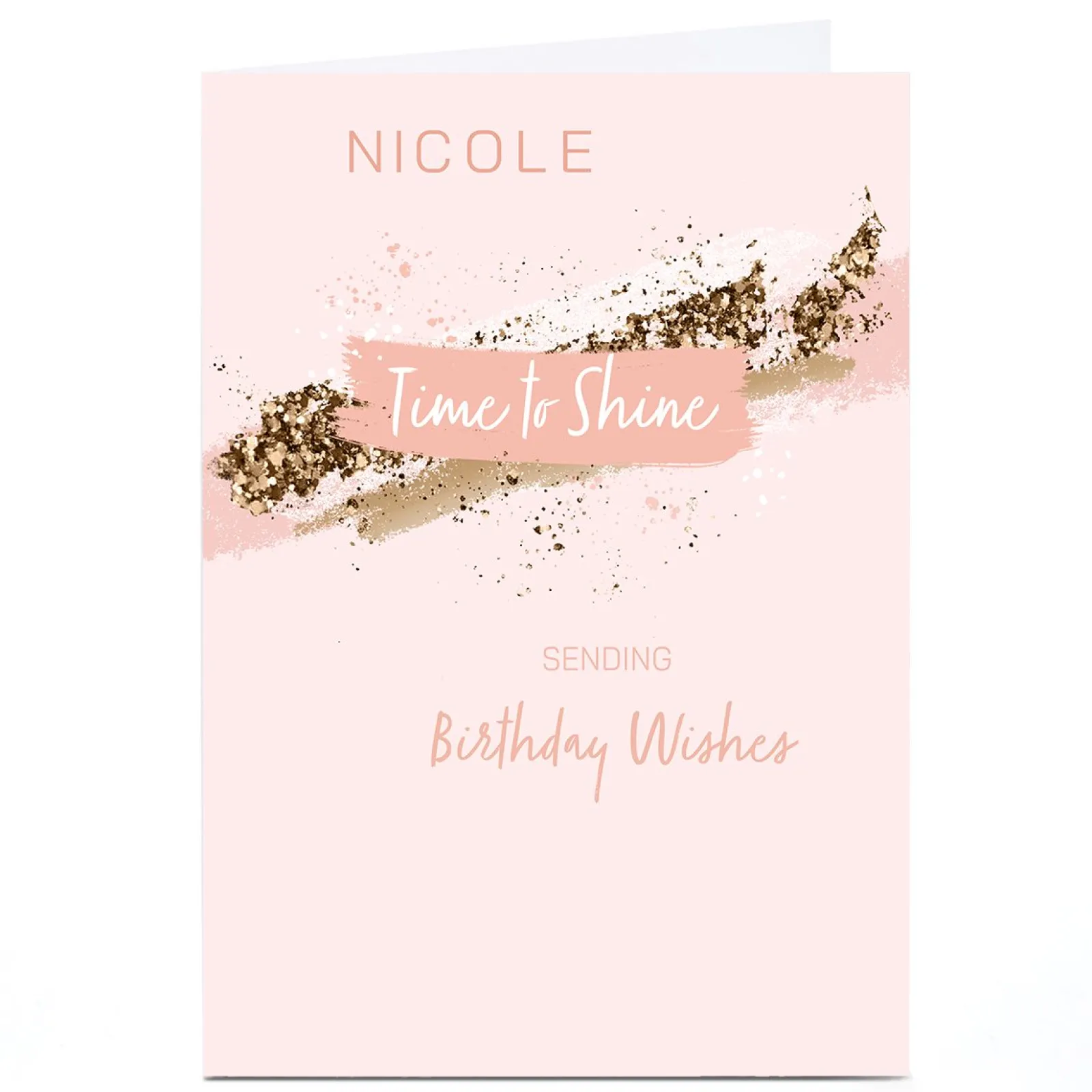 Card Factory Personalised Card - Birthday Wishes