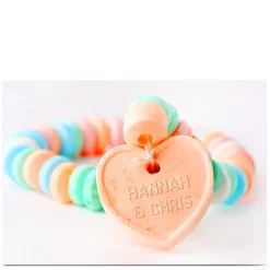 Card Factory Personalised Card - Candy Heart Necklace