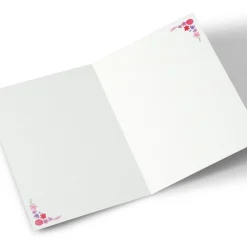 New Personalised Card - Cat With Flowers, Nan Any Occasion|Thank You