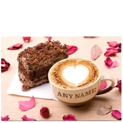 Sale Personalised Card - Chocolate Cake & Coffee Any Occasion|Thank You