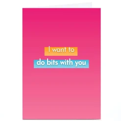 BOY Card Factory Personalised Card - Do Bits with You