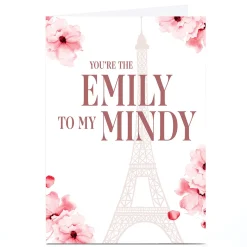 New Personalised Card - Emily to my Mindy Trending|Female Friend