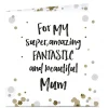 Card Factory Personalised Card - Fantastic & Beautiful Mum