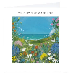 Card Factory Personalised Card - Hills & Sea Scenery