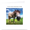 Card Factory Personalised Card - Horse With Blue Skies
