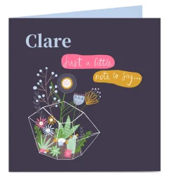 Card Factory Personalised Card - Just A Little Note