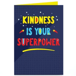 Discount Personalised Card - Kindness is Your Superpower Just To Say