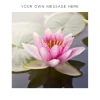 Clearance Personalised Card - Lotus Flower Any Occasion|Thank You