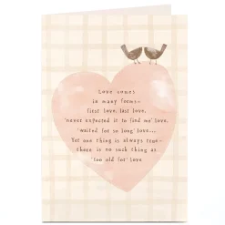 Outlet Personalised Card - Love Comes in Many Forms Just To Say