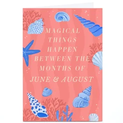 Hot Personalised Card - Magical Things Happen Female Friend|For Friend