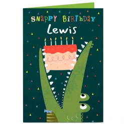 Kids Card Factory Personalised Card - Snappy Birthday