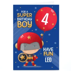 Sale Personalised Card - Super Boy Birthday Kids For Daughter|Daughter
