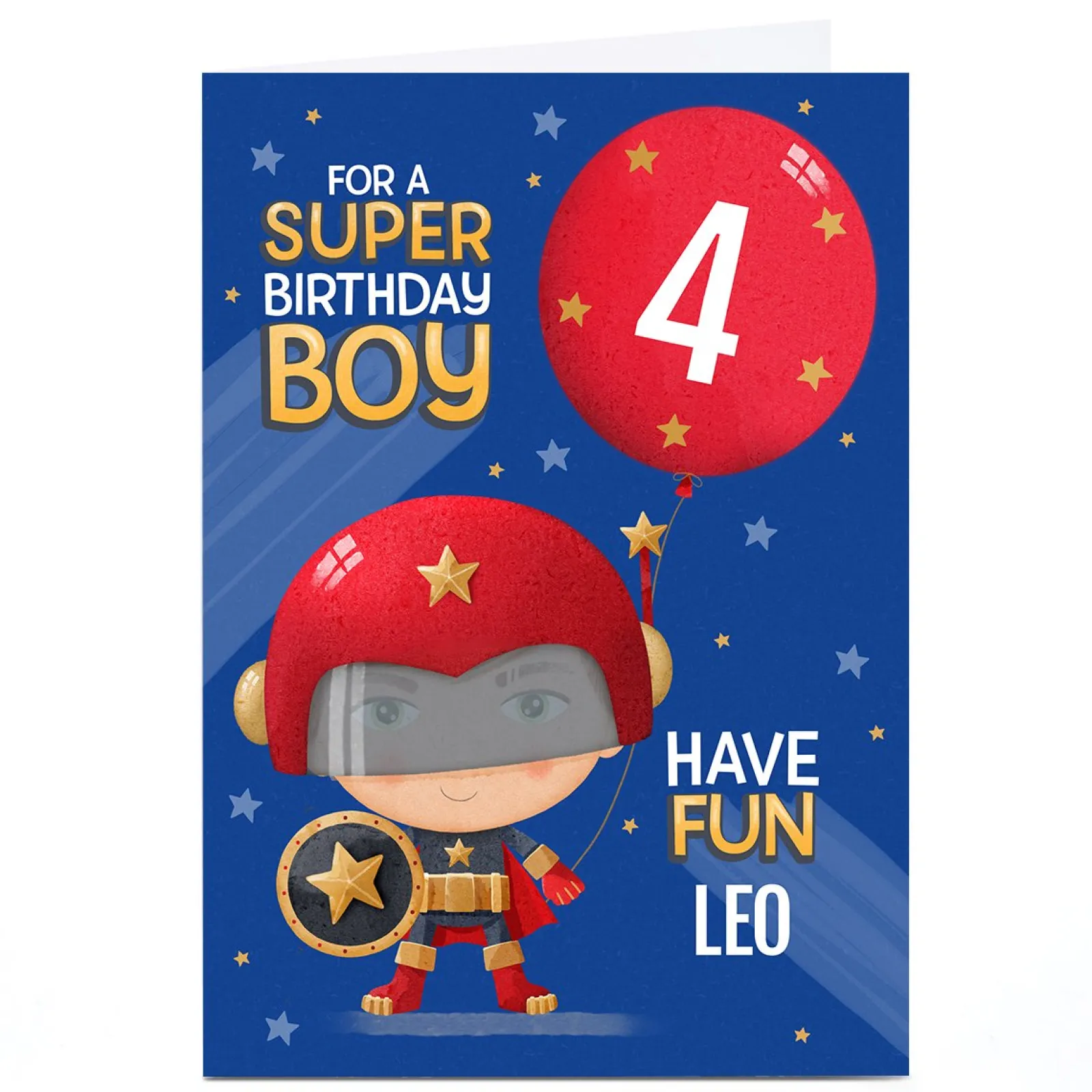 Sale Personalised Card - Super Boy Birthday Kids For Daughter|Daughter