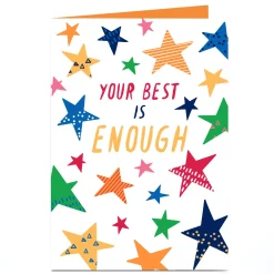 New Personalised Card - Your Best is Enough Just To Say
