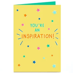 Card Factory Personalised Card - You're an Inspiration