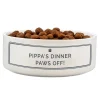 Best Personalised Ceramic Pet Bowl - Paw Print Design Personalised Jewellery And Keepsakes|Jewellery & Keepsakes