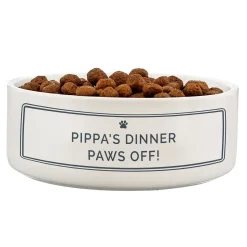 Best Personalised Ceramic Pet Bowl - Paw Print Design Personalised Jewellery And Keepsakes|Jewellery & Keepsakes