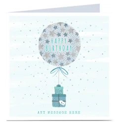 Online Personalised Charity Birthday Card - Balloon & Gifts Kids For Son|For Nephew