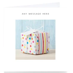New Personalised Charity Card - Wrapped Gift Any Occasion|Just To Say