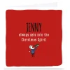 Card Factory Personalised Cheeky Christmas Card - Christmas Spirit