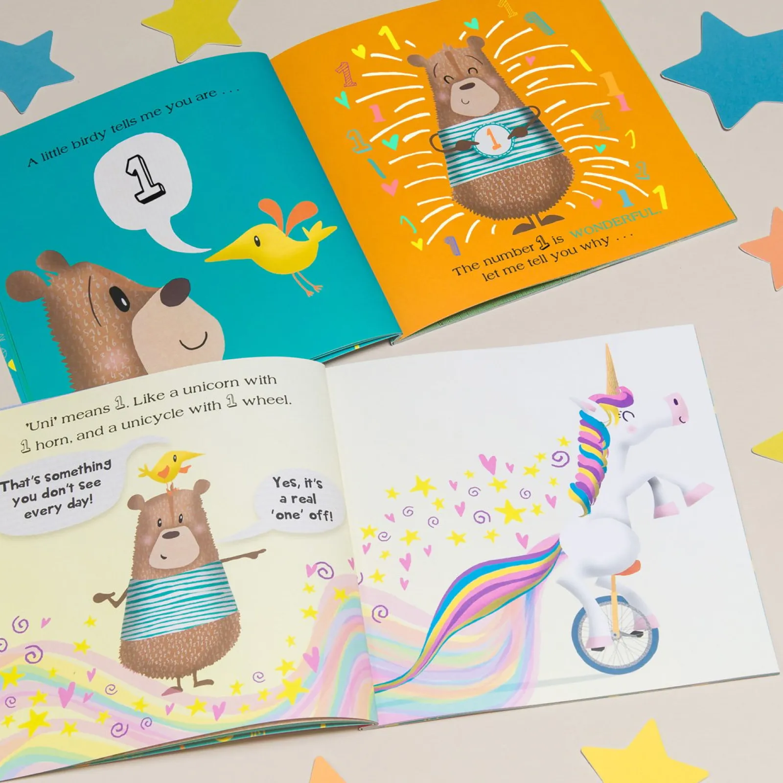 Kids Card Factory Personalised Children's Book - 'Wow You're One' 1st Birthday