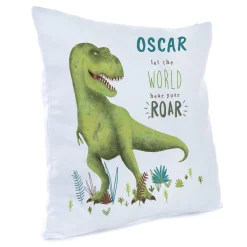 Kids Card Factory Personalised Children's Cushion - Let The World Hear Your Roar