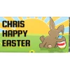 Kids Card Factory Personalised Chocolate Bar - Easter Bunny Sunset