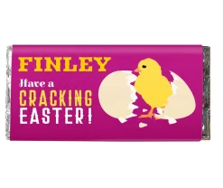 Kids Card Factory Personalised Chocolate Bar - Have A Cracking Easter