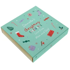 Online Personalised Christmas Belgian Chocolates - Festive Icons, Any Name Kids Chocolate & Sweets|Gifts For Couples