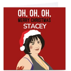 Card Factory Personalised Christmas Card - Gavin & Stacey