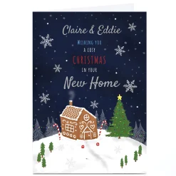 Outlet Personalised Christmas Card - In Your New Home New Home|Christmas